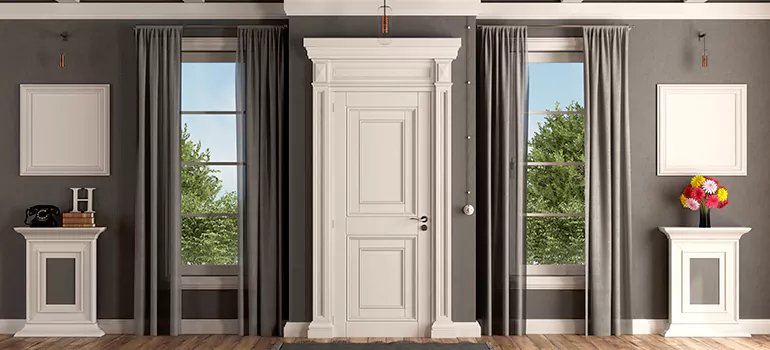 Removable Center Door Mullion in Saratoga, CA