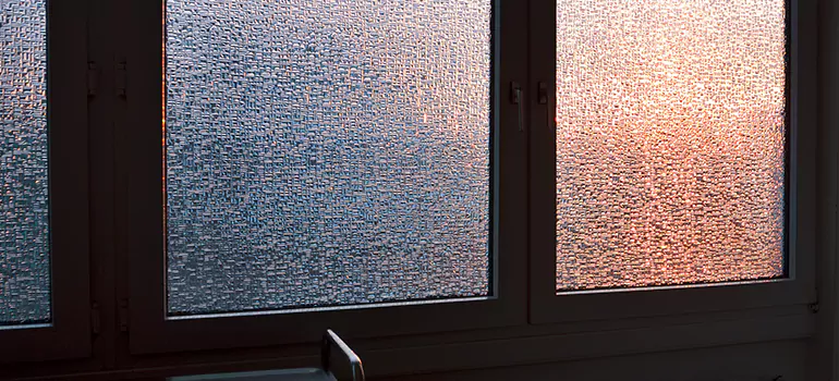 Frosted Glass Window Replacement in Saratoga, CA
