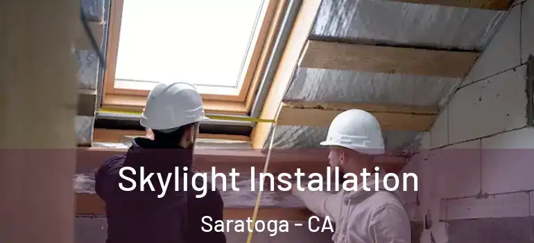  Skylight Installation Saratoga - CA