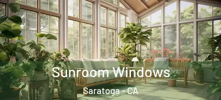  Sunroom Windows Saratoga - CA